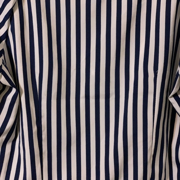 QED LONDON Stripped Tie Up Front Top size Large - Picture 13 of 14